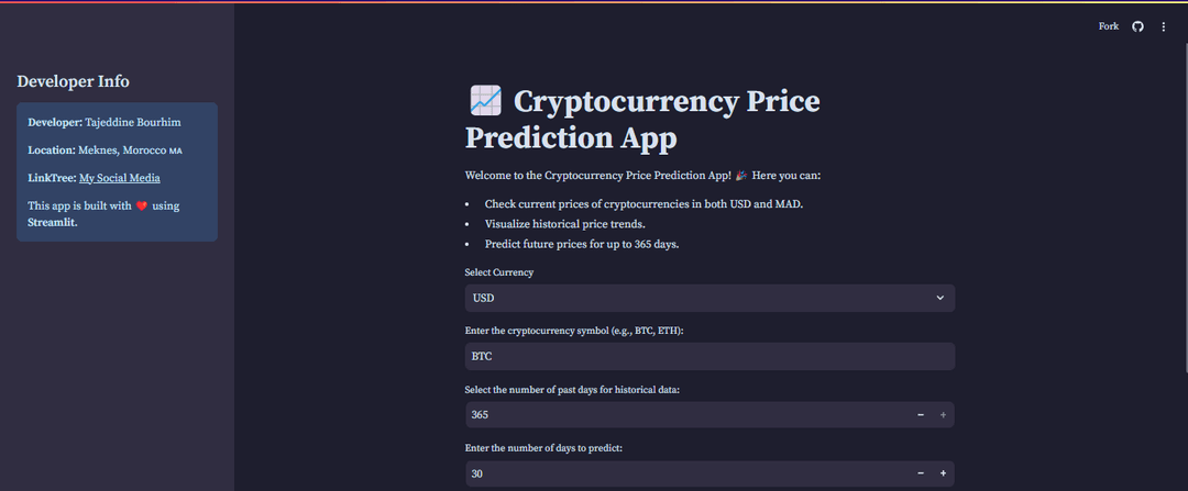 Cryptocurrency Price Prediction